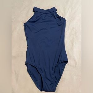 Blue halter Leotard